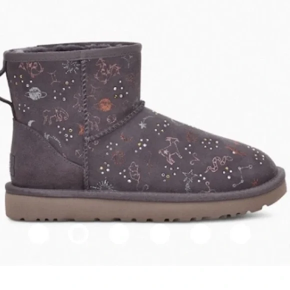 NWT Ugg Classic Zodiac Mini Boots - Picture 2 of 7